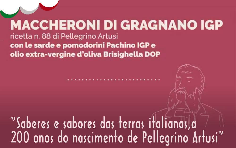 V Semana da Cozinha Italiana – Artusi – Maccheroni con le Sarde