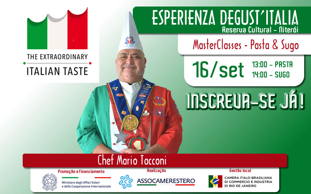 16/SET – MASTERCLASSES PASTA & SUGO