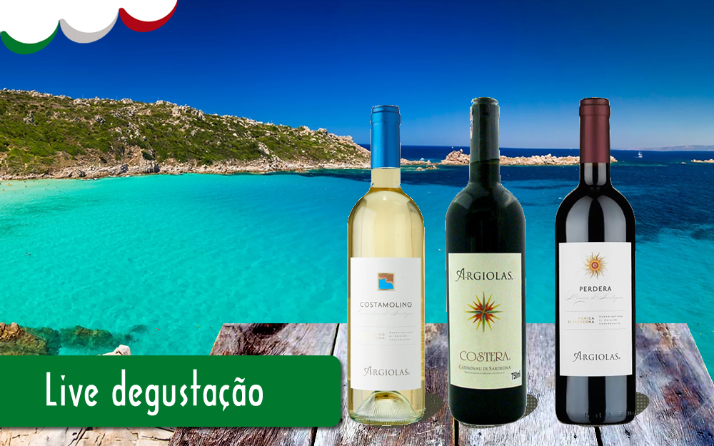 17/JUN – LIVE DEGUSTAÇÃO – VINHOS DA SARDEGNA