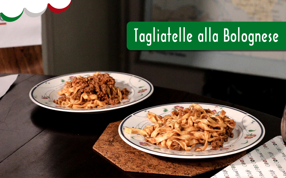 26/JUN – VÍDEO-AULA – TAGLIATELLE ALLA BOLOGNESE