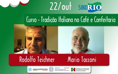 22/OUT – CURSO TRADIÇÃO ITALIANA NO CAFÉ E CONFEITARIA