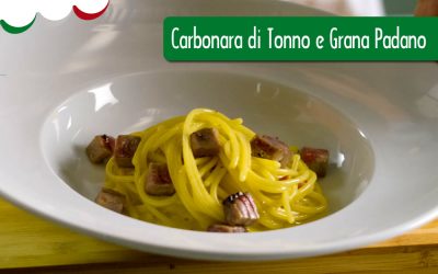 Carbonara de Atum e Grana Padano